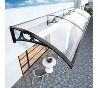 Triangular Arched Window & Door CanopyUVResistant Waterproof BreakResistant Outdoor Awning Easy Installation for Home Entrance Protection