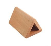 Triangular Bending Auxiliary Tool Leather Working Beech Wood R10mm R12mm R15mm Curves DIY Wallet Shaper 210x125x115mm