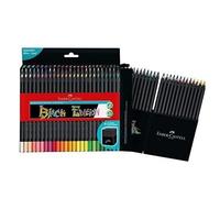 Triangular Black Edition Crayons 50 Colors Faber-Castell Top