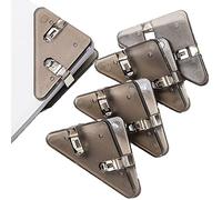 Triangular Book Page Corner Clip 5pcs Multi-Functional Paper Clamp Mini Document Clip Page Holder for Office