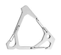 Triangular Carabiner Marine Carabiner Heavy Duty Carabiner for Connecting Chains Hanging Hammock Hiking Camping Carabiner Hook Stainless Steel Keychain Kettle