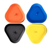 Triangular Card Holder, Set of 4 Individual Poker Card Holder, Compact Smooth Triangle Shape Table Stand for , Family Parties with Adults and Teens at Home