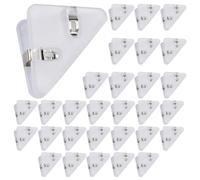 Triangular Clips 30 Pieces Transparent Triangular Book Organizer