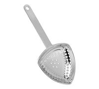 Triangular Cocktail Strainer No Breakage Anti Rust Fine Filtration Decorative Professional Ice Strainer for Bar Home Stainless Steel Durable Portable Hand Stress Reduction (Mirror Glossy)