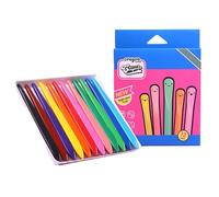 Triangular Crayon Set - Organic Pencil Crayons, Washable Coloring Supplies, Safe Kit, Ergonomic Shape For Easy Grip, Vibrant Colors For Kids | Creative School Art SupplieSs Gift