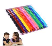 Triangular Crayons - 12 Piece Organic Pencil Set, Washable Colors with Easy Grip, Postural Support Design | Writing Correction Coloring Supplies for Kids Classroom For B