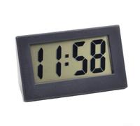 Triangular Digital Desktop Clock for Student Exam Preparation Home Office Use Silent LED Display PS Material Body (black)