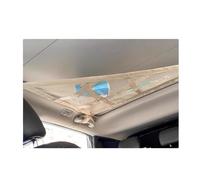 Triangular Double Layer Car Ceiling Cargo Net for Ford Puma St-Line 2020-2025, Heavy Duty Roof Storage Mesh Organizer, Space Saving Pouch with Zipper,Beige