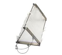 Triangular Drag Net With Sampling Rope, Fine Mesh Planktons Tow Nets For Recreational Fishing/Aquaculture Use, Portability Nylon Plankton Collection Net(A)