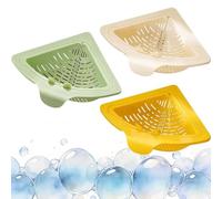 Triangular Draining Basket for Sink, Magnetic Kitchen Corner Sink Strainer, Food Catcher with Twist-Open Bottom, Corner Rack Organizer for Storage for Washing Fruits Vegetables(3pcs)