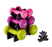 Triangular Dumbbell Rack Stand, Gym Small Leaf Dumbbell Rack 3 Tier Weight Hoder 23x22.5x8.5cm for Home Gym Exercise