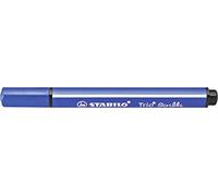Triangular Fibre-Tip Pen - STABILO Trio Scribbi - Pack of 1 - Blue