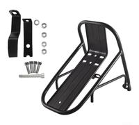 Triangular Fixation Front Bike Rack for Stable Loading | Sturdy steel construction, includes clamp and tool kit, easy installation, fits most adult bike forks
