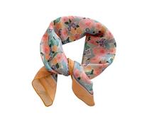 Triangular Head Scarf French Hair Bandana Tie Knotted Headscarf Vintage Headband Floral Head Kerchief for Women Triangular Scarf for Women