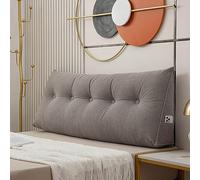 Triangular Headboard Cushion - 150x50x20cm Soft Large Comfy Reading Pillows for Beds Sofas - Back Lumbar Bolster Support Pillow - Bedroom Wedge Cushions