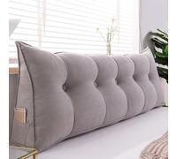 Triangular Headboard Cushion Pillow for Beds & SofasSoft Lumbar Support Wedge Washable Bolster Cushion 200x20x50cmComfort & Style for Home Decor