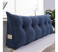 Triangular Headboard Cushion Soft Pillow for Beds & SofasWashable Lumbar Support Wedge Pillow 200x20x50cm Comfortable Back Support for Home Decor