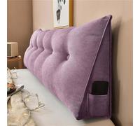 Triangular Headboard Reading Pillow - Long Support Back Cushion for Beds & Sofas, Ergonomic Backrest, Cozy Bed Back Cushion for Ultimate Comfort & Relaxation