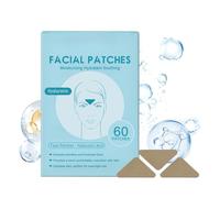 Triangular Hyaluronic Acid Wrinkle Patches - Invisible Face Lift Tape-60 PACKS Hydrating Forehead & Smile Lines Patches with Glycerin -Anti-Wrinkle Overnight Solution for Smooth Skin