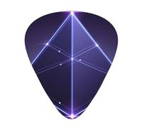 triangular in shape 12 Pack Guitar Picks Plectrums,4 pieces in each of 3 sizes, Suitable for a wide range of stringed instruments