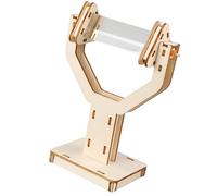 Triangular Lenses with Wooden Holder Stand Optics Experiments Apparatus Physics Teaching Aid for Classroom Demonstration Educational Optics