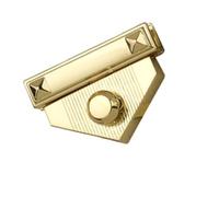 Triangular Lock for Bags and Handbags for Security and Styles, Practical Metal Bag Hardware, Fashion Accessories, Lock Reinforcement