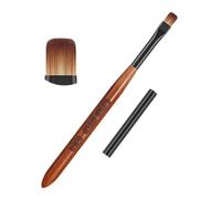 Triangular Nail Art Brush Pen 3D Tips Pattern Phototherapy Acrylic Nail Brush UV Gel DIY Manicure Tools Wood Handle Nail Brushes (C)