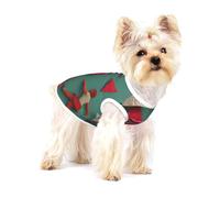 Triangular Origami Cotton Dog Shirt â€“ Soft Breathable Dog Shirt for Dogs Cats Boy Girl Pet Tshirt,Suitable for Small Pets