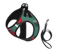 Triangular Origami Dog Harness - Equipped with Reflective Straps and Quick Release Buckles - Suitable for Small Cats and Dogs