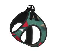 Triangular Origami Dog Harness - Equipped with Reflective Straps and Quick Release Buckles - Suitable for Small Cats and Dogs