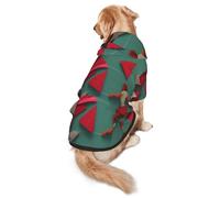 Triangular Origami Dog Hoodie â€“ Soft & Breathable Polyester Pet Clothes for Medium, and Large Dogs