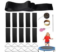 Triangular Patch Set | Trampoline Buckle Repair | Wear-resistant Nylon Replacement Mat Accessories for Trampoline Webbing Stable Safe Jumping Fix Ring