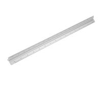 Triangular Plastic Scale Ruler for Accurate Drawing and Measuring | Sleek Silver Exterior, Precise Angle and Length Alignment, for Architects, Engineering Students, Graph Paper