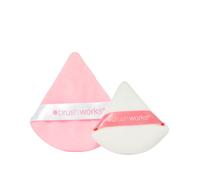 Brushworks Triangular Powder Puff Duo