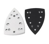 Triangular PU Foam Sanding Pad Backing Plate, 148 MmX98 Mm, For Festool For DTS 400 REQ And DS400 REQ Power Sanders - 7 Hole Dust Extraction Design