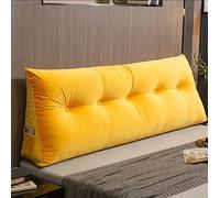 Triangular Reading Pillow for Headboard - Grand Lumbar Support Cushion Backrest Pillow for Sofa Bed Office Chair - Ultimate Comfort and Relaxation
