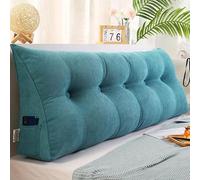Triangular Reading Pillow - Lumbar Support Large Cushioned Backrest for Sofa Multifunctional Bed Head Cushion Solid Color Corner Pillow Reading Support Size Backrest.