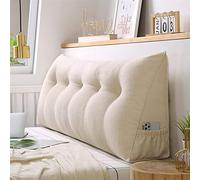 Triangular Reading Wedge Pillow Detachable Headboard rt Cushion Lumbar Back rt Positioning Wedge Pillow for Sofa & Bed 120x50x20cm (7 200×50×20cm)