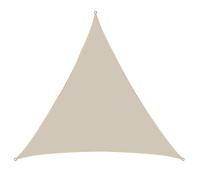Triangular Sail Awning - Triangle Sun Shade Sail for Outdoor UV Protection Perfect for Terrace Balcony Garden Pool - 5x5x5 m Cream Color