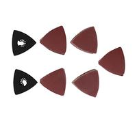 Triangular Sandpaper Set 80mm 100Pcs Multifunctional Polishing Sanding Paper with Pads for Woodworking Projects and Home Furniture Installation ABS Material 60 to 240 Grits