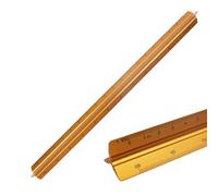 Triangular Scale Ruler, 30cm 6 Scales Aluminium Plastic Ruler Architect Scale for Students, Draftsman, Architects and Engineers