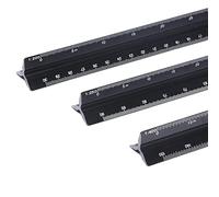 Triangular Scale Ruler, Aluminum Drafting Supplies, For Architects, Land House Surveyors, Large 1/100, 1/200, 1/250, 1/300, 1/400, 1/500, High Precision, For Architects, Drafting Supplies