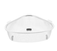 Triangular Sink Drain Basket, Stainless Steel Kitchen Strainer | Right Angle Edges, Anti Rust Storage and Drainage, Compact Silver Design for Kitchen Sink Use