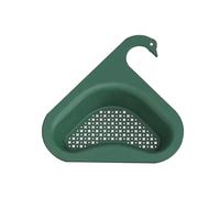 Triangular sink drain basket, swan-shaped sink basket, multifunctional hanging filter drainer
