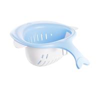 Triangular Sink Draining Basket - Universal Corner Strainer, Magnetic Holder Design, Durable Plasticc Build, Efficient System, Easy Setup Structure | Fruits Vegetables Food Scraps Home