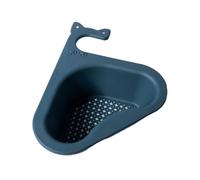 Triangular Sink Strainer - Cat Shape Kitchen Drain Basket, Multi-Purpose Food Residues Collector | Space-Saving Sink Corner Storage Rack, Garbage Holder, Drain Filter for Kitchen, Wash Basin