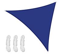 Triangular Sun Shade Sail 98% UV Protection Waterproof Garden Canopy for Outdoor Patio Lawn & Yard (3.6 x 3.6 x 3.6 m Blue) - Perfect for Summer!