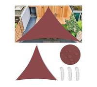 Triangular Sun Shade Sail Waterproof UV Protection for Garden Patio & Balcony 7.6 x 7.6 x 7.6 m Easy Installation with Rope & DRing Outdoor Canopy Cover