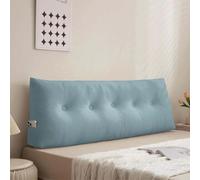 Triangular Wedge Lumbar Pillow for Bed & Sofa, Large Soft Reading & Gaming Support Cushion with Removable Cover, 180x40x12cm - Ultimate Comfort & Relaxation
