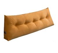 Triangular Wedge Pillow for Dorm Room, Aesthetic Headboard Cushion, Removable & Washable Reading Support, 31.5"x7.87"x19.6", Ideal for Sofa & Bed